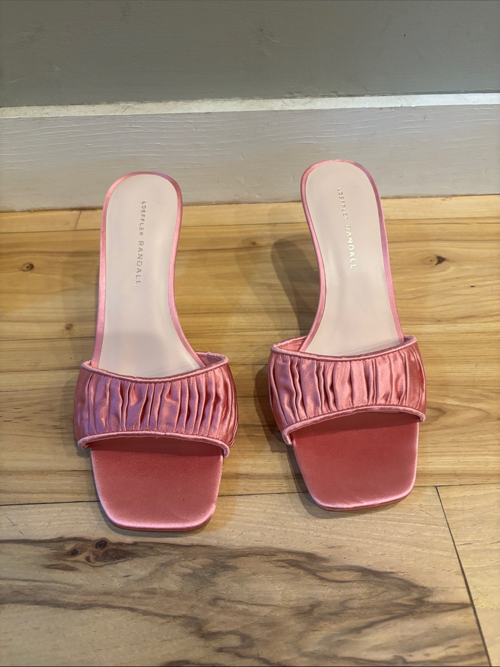 LOEFFLER RANDALL naima open toe kitten heels
